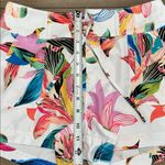 La Blanca Paradise Print High Rise 3” Swim Board Shorts White Pink Size XS Photo 8