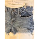 Calvin Klein Jeans Calvin Klein Jeans Denim Shorts Womens 28/6 Blue Frayed Hem Distressed Photo 1