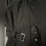 Miss Sixty M60  Women’s Black Belted Jacket Size Medium Photo 9