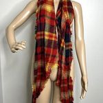 Old Navy Plaid Patterned Triangle Scarf Photo 0