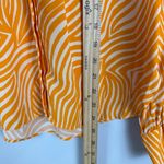 Bailey 44 Shirt Women's S Orange Katrina Wavy Striped Long Sleeve Button‎ Front Photo 7