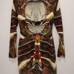 Rampage Reptile Print Aztec Bodycon Open Back Dress Size Medium Photo 4