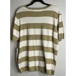 Josephine Chaus  Womens 1 US‎ 1X Gold Ivory Sweater Short Sleeve Silk Blend NEW Photo 1