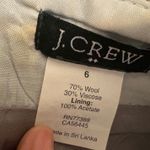 J.Crew  Gray Wool Blend Pencil Skirt Size 6 Preppy Business Casual Career Photo 2