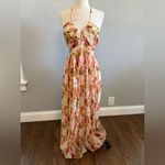 Abercrombie & Fitch  Floral Halter Maxi‎ Dress Size Small EUC Photo 2