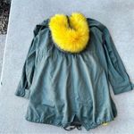 ZARA  Faux Fur Trimmed Hooded Parka Womens Medium Photo 6