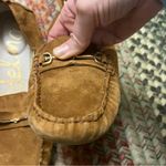 Sam Edelman Falto Tan Suede driving loafers with gold tone horsebit size 8.5 Photo 4