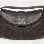 Vintage Dunlop Leather handbag, shoulder bag Brown Photo 0