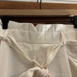 ZARA TRF White High-Waisted Pants with belt Photo 3