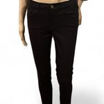 frame denim NWOT! Le Skinny de Jeanne Crop in Film Noir Black Jeans Size 28 Photo 2