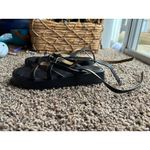Madewell  Sabina Flatform Sandals, black leather, women’s size 6.5 Photo 3