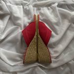 White Stag Stripped Open Toe Wedge Sandals Photo 6