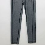 LRL Lauren Active Athletic Striped leggings Women Size Large Black and White Photo 2