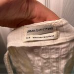 Urban Outfitters Cream Boxy Tank Top Women’s Small Embroidered Boho Summer Photo 5