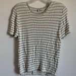 Madewell Micro-Rib Sweater Tee in Monument Size: L, NWOT Photo 0