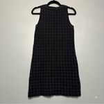 Maje  Rassimy Textured Sleeveless Knit Mini Dress Black Silver Women’s Size 38/M Photo 2