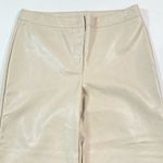 Bagatelle Collection Cream Color Cropped Wide Leg Leather Pants Womens Size L Photo 4
