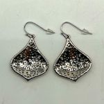 NEW REAL SIMPLE drop dangle open mesh pattern gold and silver fashion earrings Photo 12
