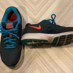 Nike Women’s Relentless 4 Aeroply Grey and Light Blue Sneakers Size 7.5 Photo 0