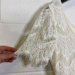 Gap Cream Crochet Lace Dress Photo 2