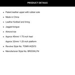 Tony Bianco  Brooklyn Loafer in Black Hi Shine Photo 1