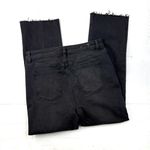 Harper Heritage Francesca’s  Black High Rise Straight Raw Hem Jeans Photo 4