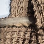 Miou Muse Smocked Stretch Tank Top Brown Size L NWT Fully Lined Tan Size L Photo 9