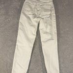 Abercrombie & Fitch Mom High Rise Off White Jeans Size 25/0 Photo 9