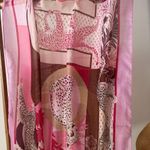 Pink leopard print scarf Photo 1