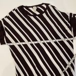 Chico's Chico’s Suki Side Tie Pullover Sweater Stripes 3/4 Sleeve Hem Tie EUC Sz XL Photo 6