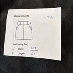 Daisy Fuentes Women's 2XL Black A-Line Knee Length Skirt Side Zip with pockets Photo 9