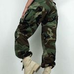Y2K Women’s Cargo Hot Weather Combat Trousers in Woodland Camo Medium Regular Photo 5
