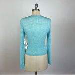 Anthropologie  Daily Practice Blue Ribbed Sweater Photo 5