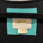 Anthropologie MAEVE Black Burgundy Light Blue Short Sleeve Maxi Dress Photo 2