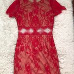 Luxxel Red Sybil Mini Dress Photo 3