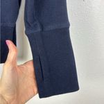 Sweaty Betty Escape the Luxe Navy Blue Hooded Sweatshirt Pullover Hoodie Photo 6