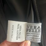 Italian Black Leather Zip Up Jacket Made by CURGÈ size Women’s XL EU 50 NWT W2 Photo 6