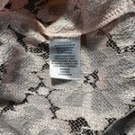 Chelsea28  Women’s Small Pink Floral Crochet Blouse Short Sleeve Casual Photo 5