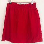 J.Crew Red Casual Skirt  Photo 0