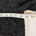 Lauren Ralph Lauren Vintage Black Heavily Beaded Top, Size M Long Sleeve Formal Size M Photo 6