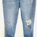 Levi's Levi’s 711 Skinny Jeans Light Wash Mid-rise Destructed Ripped Knee Photo 3