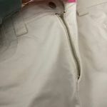 ZARA White Denim Pearl Mini Skirt Photo 3