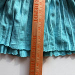 Urban Outfitters  Smocked Peplum Top Blue V Neck 3/4 Sleeve Babydoll Size S Photo 8