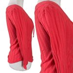 Free People Ice Cold Lace Up Top in Crimson Rose Size XS NEW NWT Photo 8