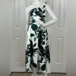 ASOS Palm Print One Shoulder Scuba Dip Back Prom Dress Size 2. C9 Photo 10