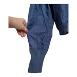 Shinestar  - womens medium navy blue cropped bomber jacket Photo 6