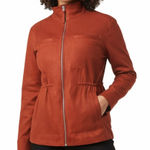 32 Degrees Heat 32 Degrees Cool NWT Burnt Orange Linen Blend Drawstring Jacket Size Medium Photo 0