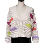 ZARA NWT colorblock knit cardigan Chunky BloggersFav Vintage Looking Y2K Photo 6