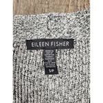 Eileen Fisher Black White Long Duster Thin Cardigan Sweater Made in USA Small Photo 1