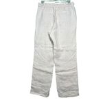 Charter Club Pants Womens Petite Small Beige Linen Drawstring Elastic Waist Photo 2